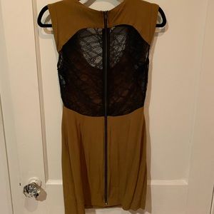 Mustard Sundress with lace back